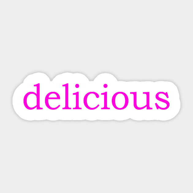 Delicious pink Sticker by pasnthroo